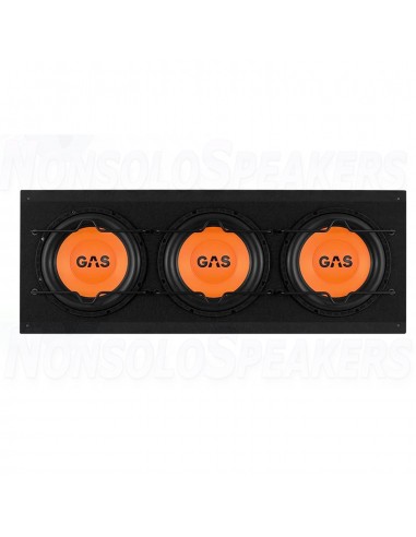GAS MAD B1-310 10" triple subwoofer box 25cm 4+4+4 Ohm
