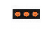 GAS MAD B1-310 10" triple subwoofer box 25cm 4+4+4 Ohm