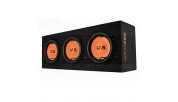GAS MAD B1-310 10" triple subwoofer box 25cm 4+4+4 Ohm