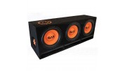 GAS MAD B2-310 10" triple subwoofer box 25cm 4+4+4 Ohm