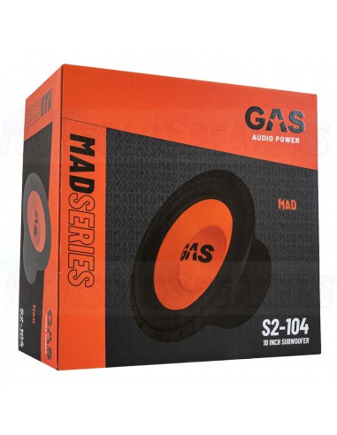 GAS MAD S2-104 10" 25cm subwoofer 4 Ohm