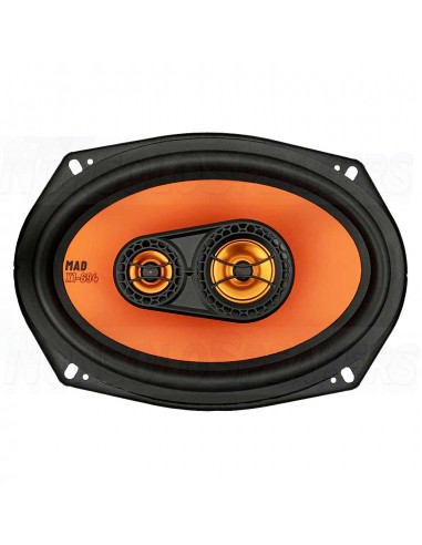 GAS MAD X1-694 6x9" three-way coaxial car speakers