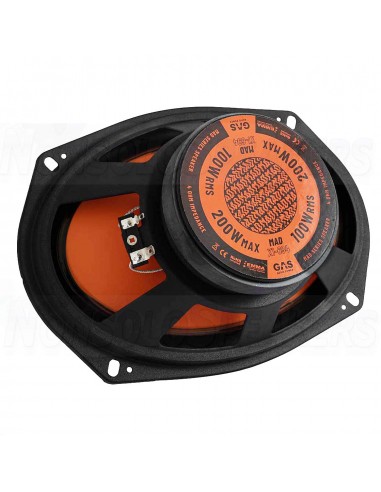 GAS MAD X1-694 6x9" three-way coaxial car speakers