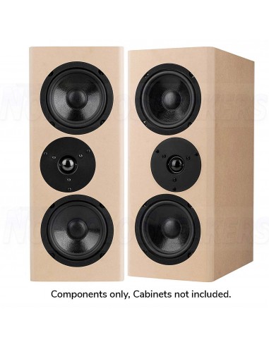 TriTrix MTM Components Only Speaker Kit Pair