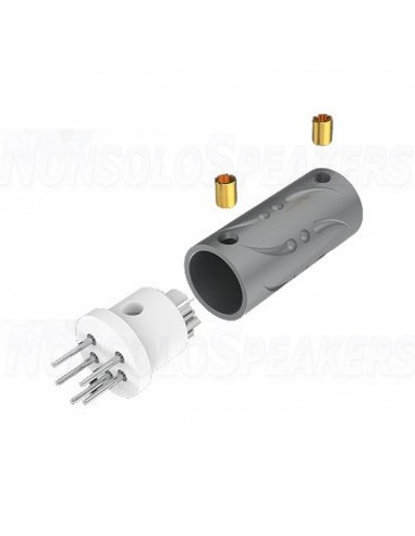 VIBORG LP108R Pentapolar DIN Rhodium Plated