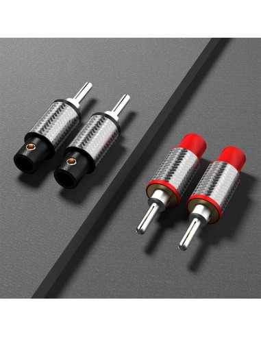 Viborg VB404AG - Pure Silver Banana Connector (PAIR)