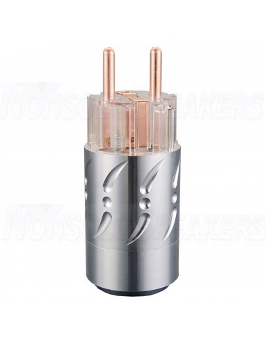 Viborg VE512 - Schuko connector 16A / 250V Aluminum Pure copper
