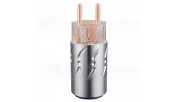 Viborg VE512 - Schuko connector 16A / 250V Aluminum Pure copper