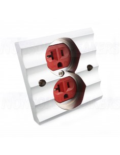 Viborg VM01G - USA copper wall socket + aluminum plate
