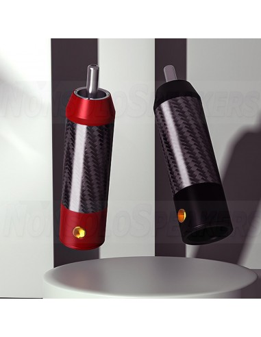 Viborg VR106AG RCA Connector - Silver (PAIR)