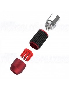 Viborg XF203AG female XLR Pure Silver PTFE Ø11mm (PAIR) 2