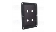 Dayton Audio DBPP-BK Double Binding Post Back Plate Black