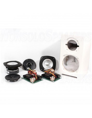 SB Acoustics MICRO White High-Gloss Complete Speaker Kit