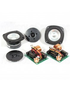 SB Acoustics MICRO White High-Gloss Complete Speaker Kit 2