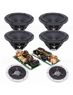 SB Acoustics RINJANI Black High-Gloss Complete Speaker Kit 2