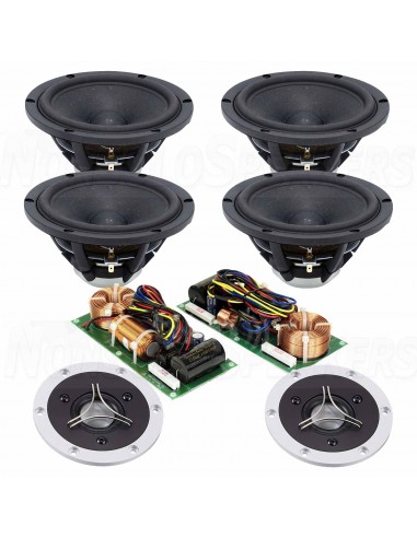 SB Acoustics RINJANI Black High-Gloss Complete Speaker Kit