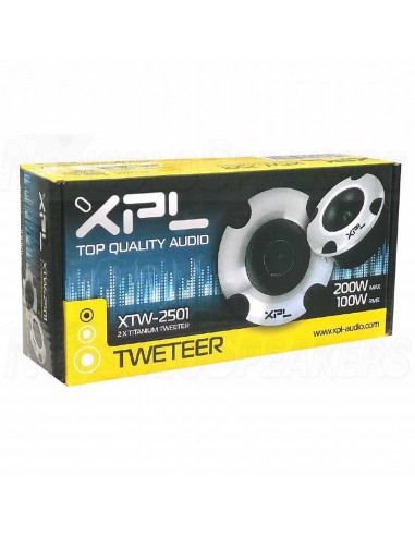 XPL XTW2501Tweeter 25mm 4ohm Titanium