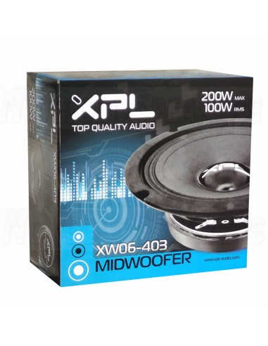 XPL XW06-403 Woofer 16cm 4ohm High Sensitivity