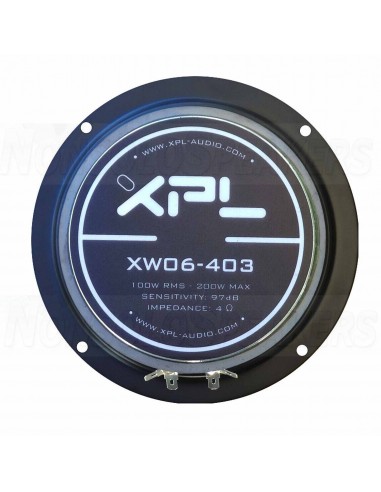 XPL XW06-403 Woofer 16cm 4ohm High Sensitivity x4