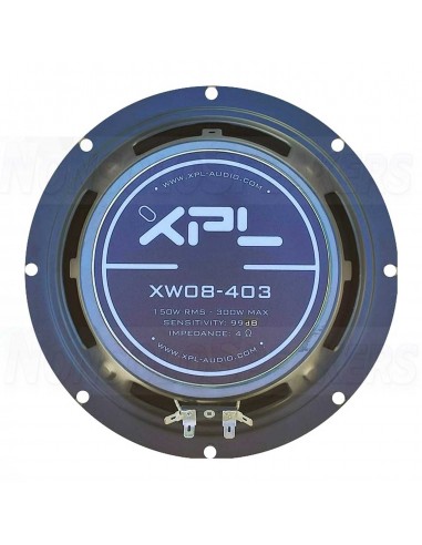 XPL XW08-403 Woofer 20cm 4ohm High Sensitivity