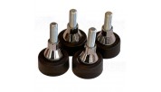 SoundCare KS00301 - Set of 4 1/4" Superspikes Standard by Seas
