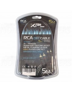 CV001 - RCA-RCA XPL cable 5m with remote 2