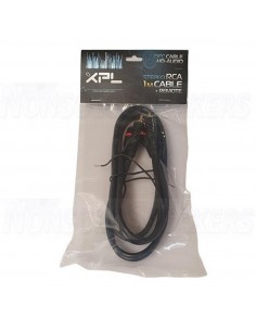 CV003 - RCA-RCA XPL cable 1m with remote 2