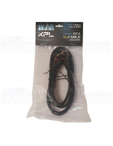 CV003 - RCA-RCA XPL cable 1m with remote