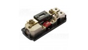 FHN02B - XPL Fuse Holder Nickel Plated 2 AFS and 1 ANL - Blister