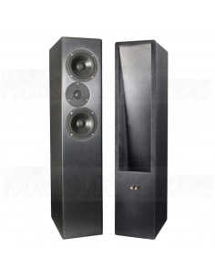 TriTrix MTM TL Tower Speaker Components and Cabinet Kit Pair