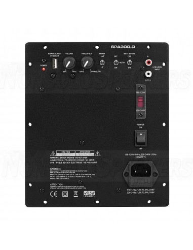 Powered Ultimax 8" Mini Subwoofer Kit 300 Watts
