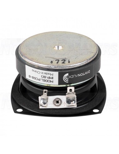Dayton Audio PC68-8 2-1/2" Full-Range Poly Cone Driver 8 Ohm