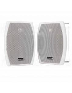 Dayton Audio IO525WT 13.3cm 2-Way 70V Indoor/Outdoor Speaker Pair White