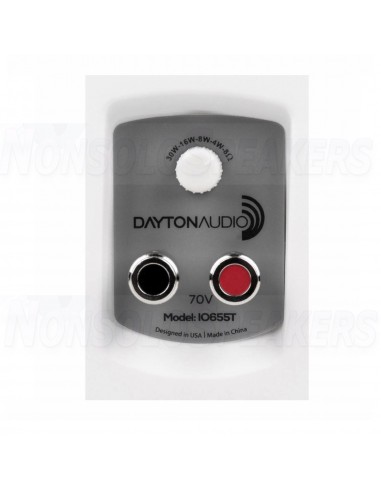 Dayton Audio IO655WT 16.5cm 2-Way 70V Speaker Pair white