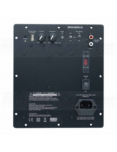Dayton Audio SPA300-D 300 Watt Class-D Subwoofer Plate Amplifier