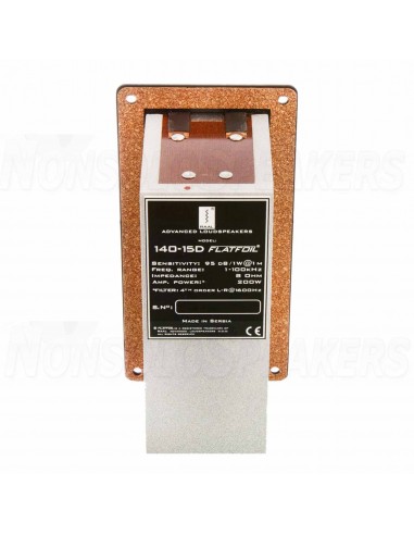 RAAL 140-15D Flatfoil True Ribbon Tweeter with Amorphous Core