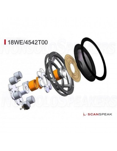 Scan-Speak Ellipticor 18WE/4542T00 7" Woofer