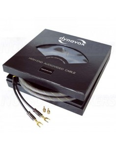 Dynavox High-end Loudspeakercable with spades/banana plugs 2x1,5m 2