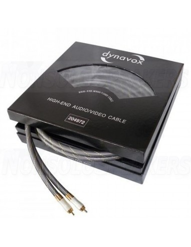 Dynavox High-end Stereo RCA Cable 2x0,6m
