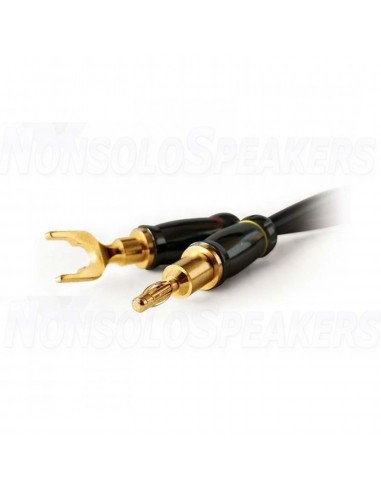 Dynavox High-end Loudspeakercable with spades/banana plugs 2x1,5m