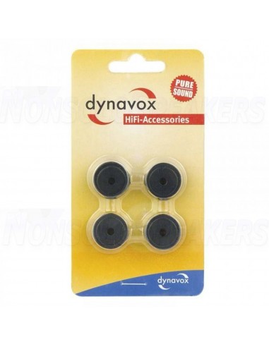 Dynavox Aluminum Feet Black 4 pcs - 207270