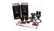 HiVi Swans DIY3.1-A black DIY speaker kit pair