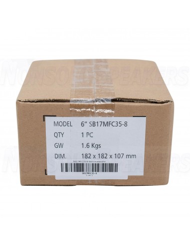 SB ACOUSTICS SB17MFC35-8 - 6" Midwoofer