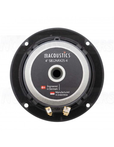 SB Acoustics SB12NRX25-4 4" Midrange Woofer