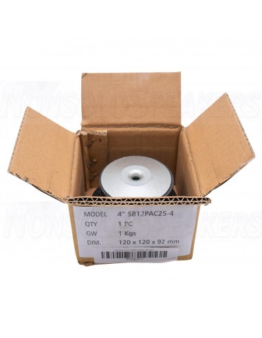 SB Acoustics SB12PAC25-4 4” Aluminium Cone Mid-range Woofer