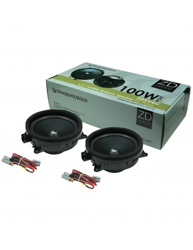 Phoenix Gold ZDSV6C 6.5 Inch 100W Volvo Midbass 13oz Y35 magnet for improved power handling Plug and play installation