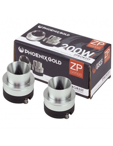Phoenix Gold ZPROR25T – 1”/ 25mm Titanium Pro Audio Tweeter - Pair -