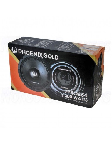 Phoenix Gold ZPRO654 x 8– 300W 6.5 Inch Speaker - Bundle 8 midrange -