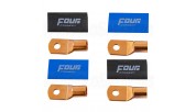 FOUR Connect 4-690384 STAGE3 OFC M8 Ring Terminal 50mm2, 2x Blue + 2x Black