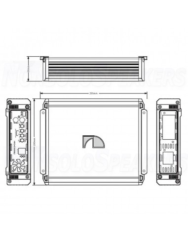 NAKAMICHI NRO-D3000.1 amplifier mono class D